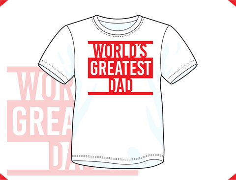 World's Greatest Dad red