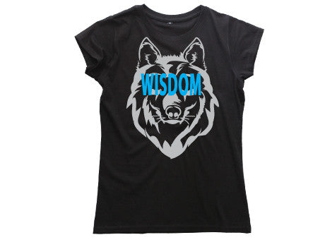 TFA Wolf Wisdom (W) Black Tee