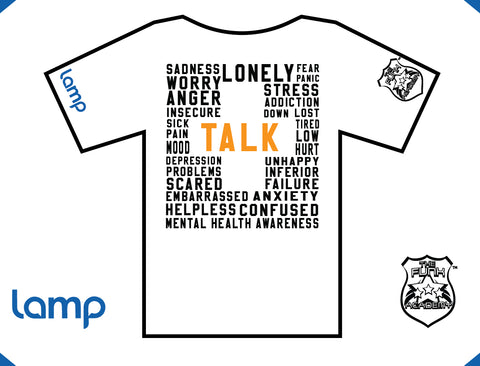 The Funk Academy & Lamp TALK IS POSITIVE (white) (w)