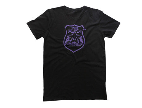 TFA Classic mens black purple logo