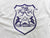 TFA Classic mens white purple logo