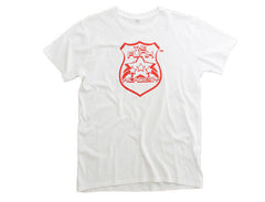 TFA Classic mens white red logo