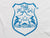 TFA Classic womens white cyan logo