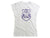 TFA Classic womens white purple logo